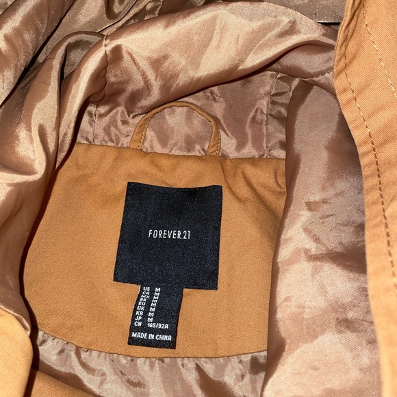 Forever 21 Camel Utility Jacket - Picture 8 of 12